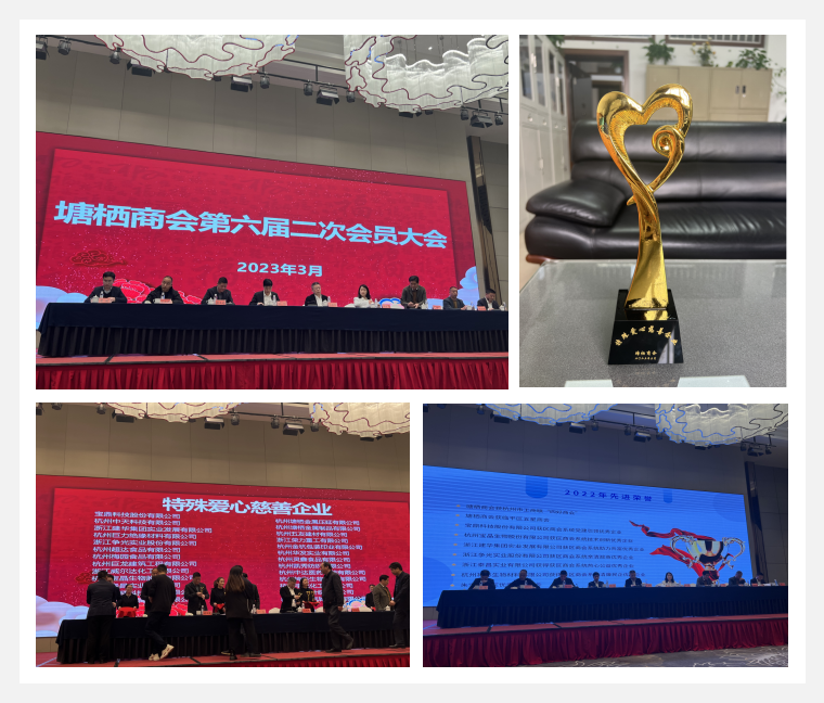 CQ9电子实业荣获塘栖商会“特殊爱心慈悲企业”荣誉