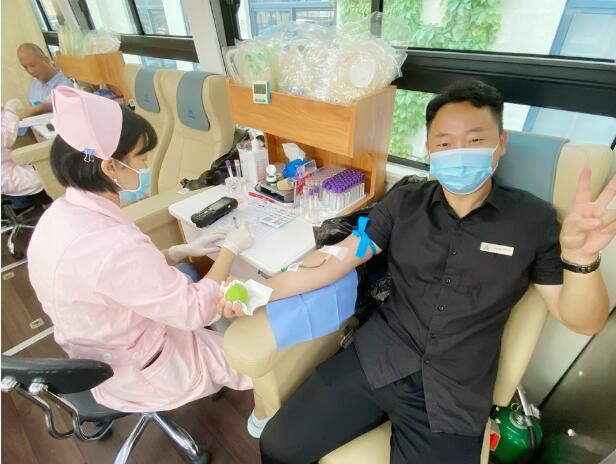 用爱传递正能量 庐阳CQ9电子文创园组织发展无偿献血活动