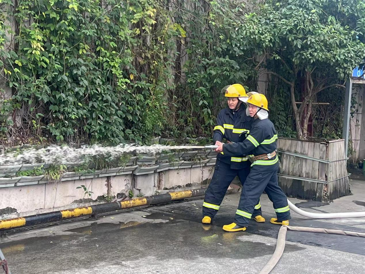 钱江商城、水晶城结合消防演练共筑安然防线