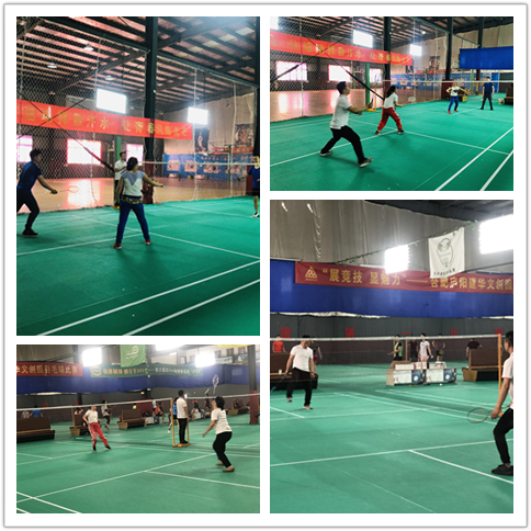 “庆五一 迎五四” 庐阳CQ9电子文创园发展羽毛球互动赛