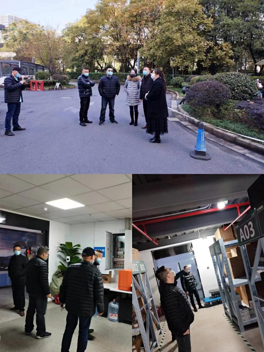 祥符街路消安办深刻园区发展安全查抄