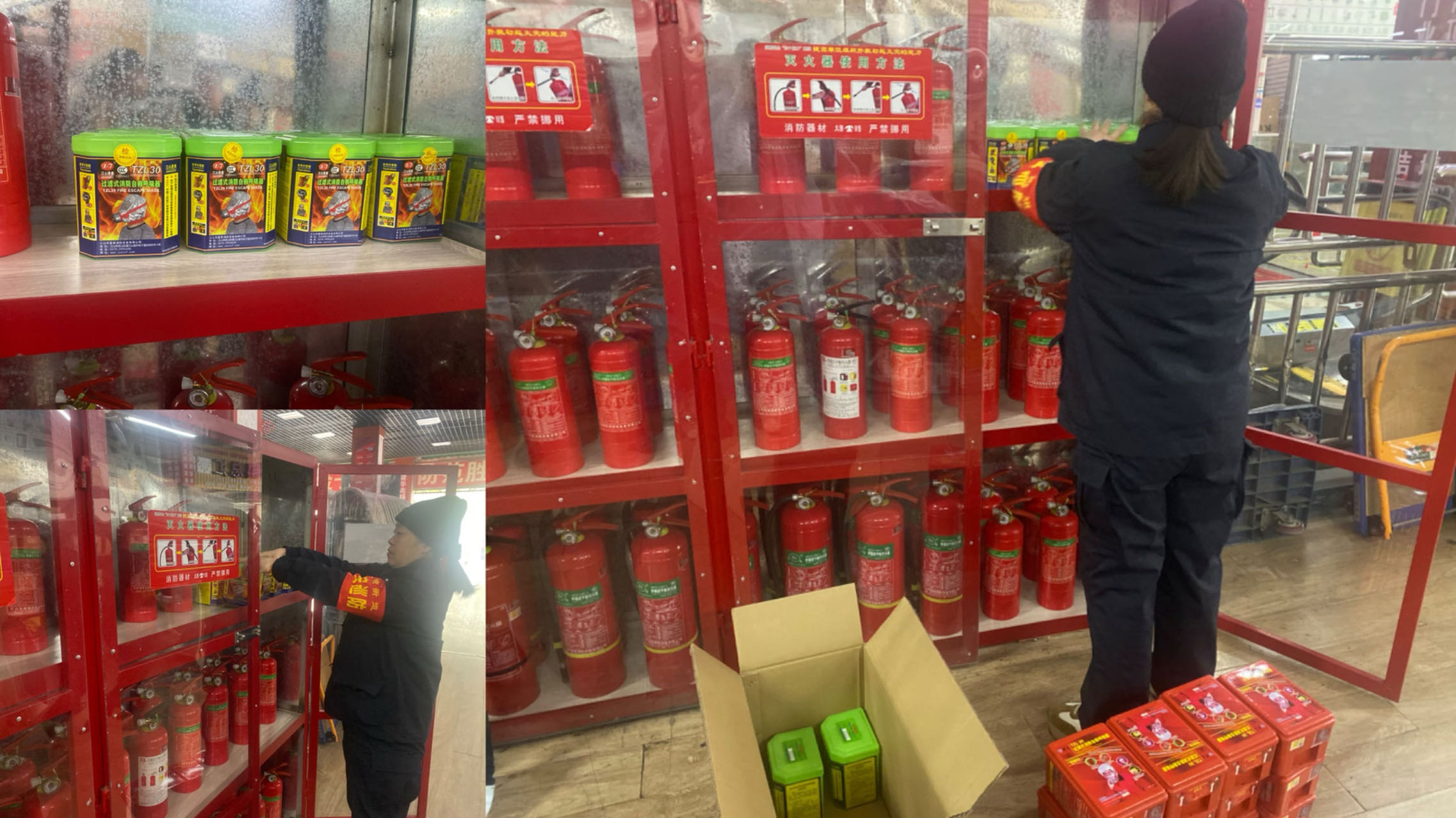 CQ9电子市场更换防烟面罩进行时