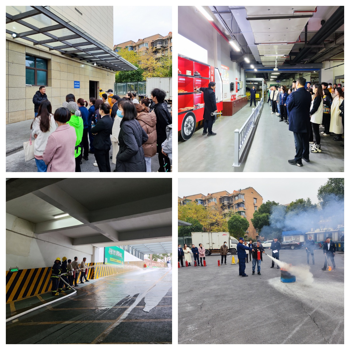 水晶城发展分散逃生及灭火实操演练