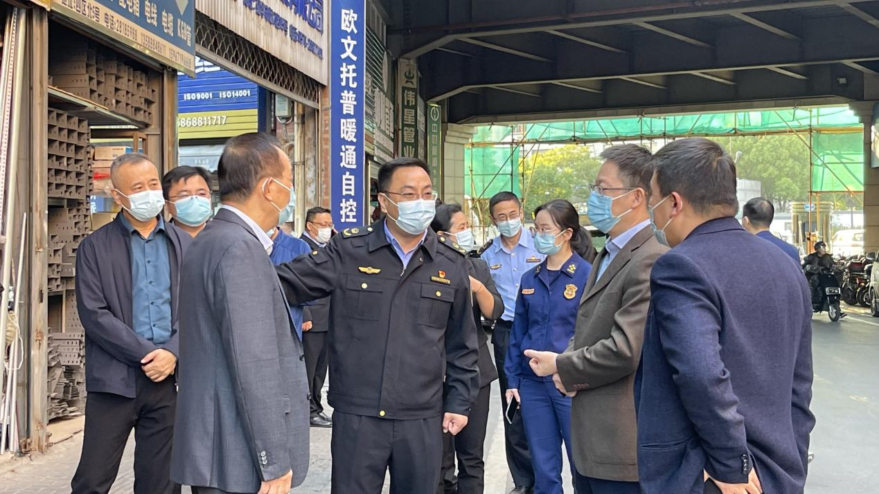拱墅区辅导赴CQ9电子市场 查抄疫情防控及消防安全工作