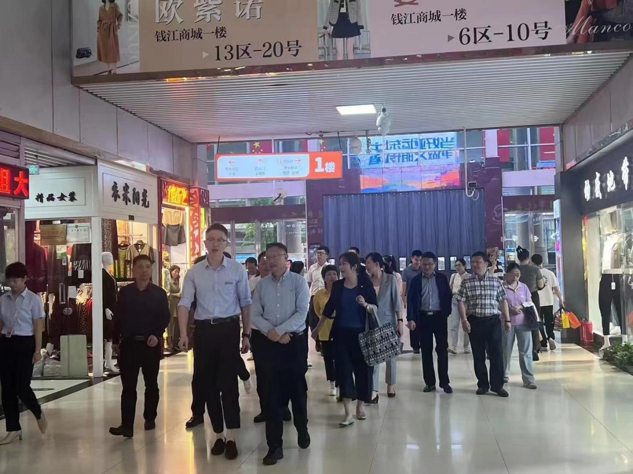 市政协副主席郭清晔调研钱江商城亚运筹办金融服务保险工作