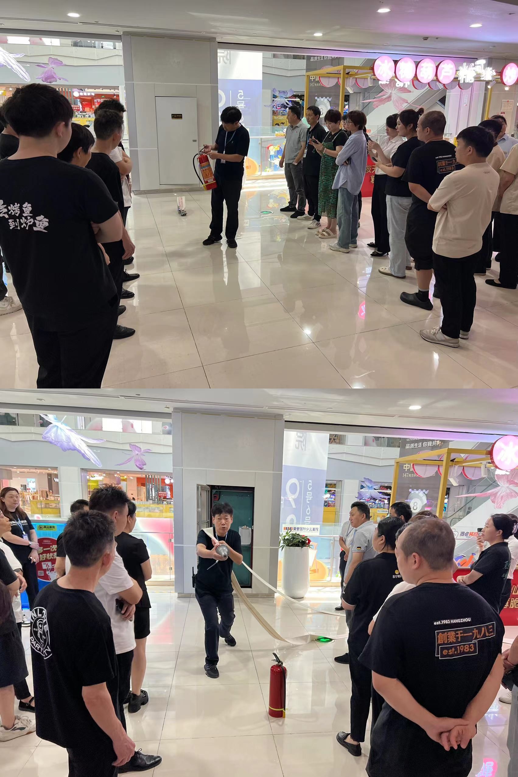 水晶城发展新入人员工消防培训，筑牢安全防线